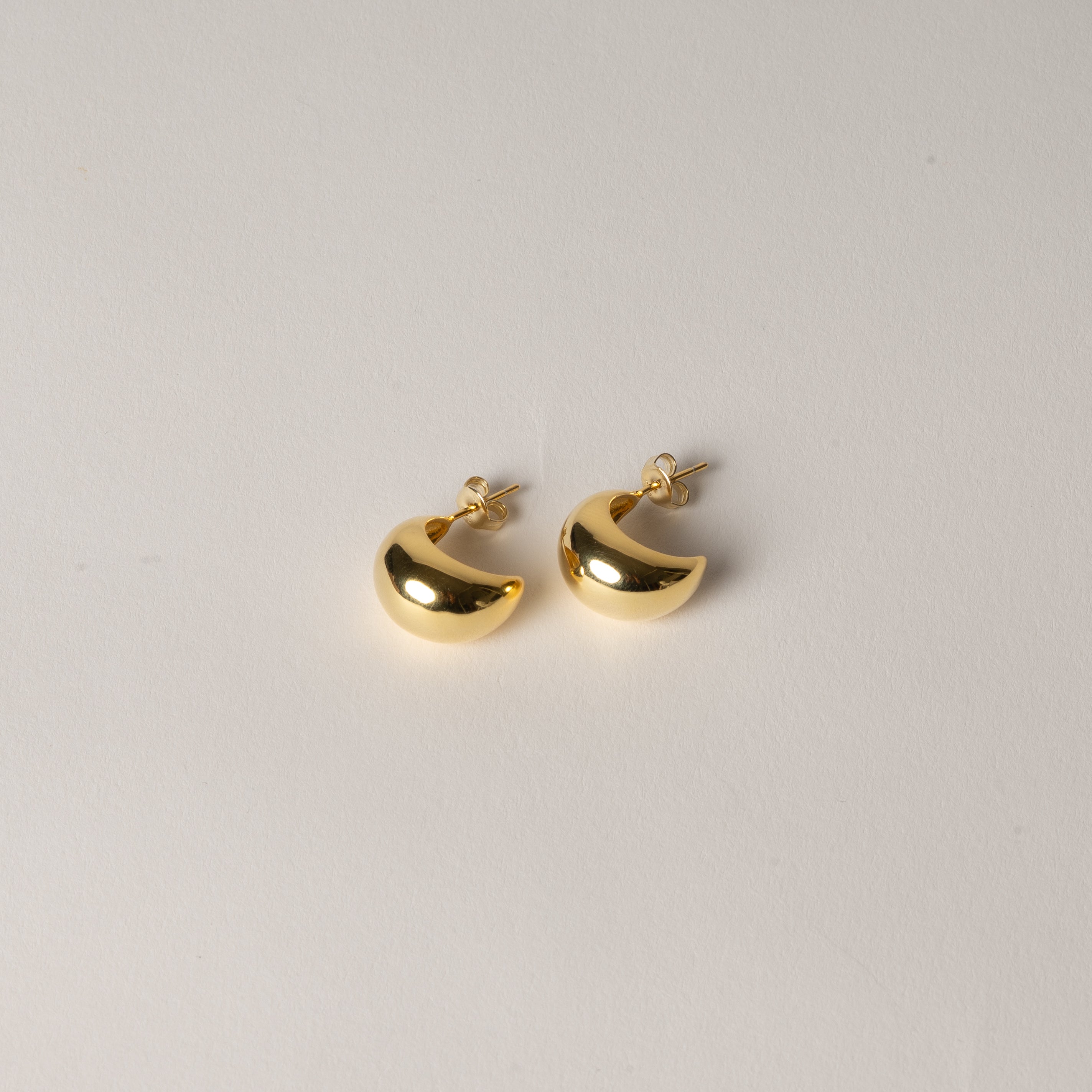 Curved Stud Earrings