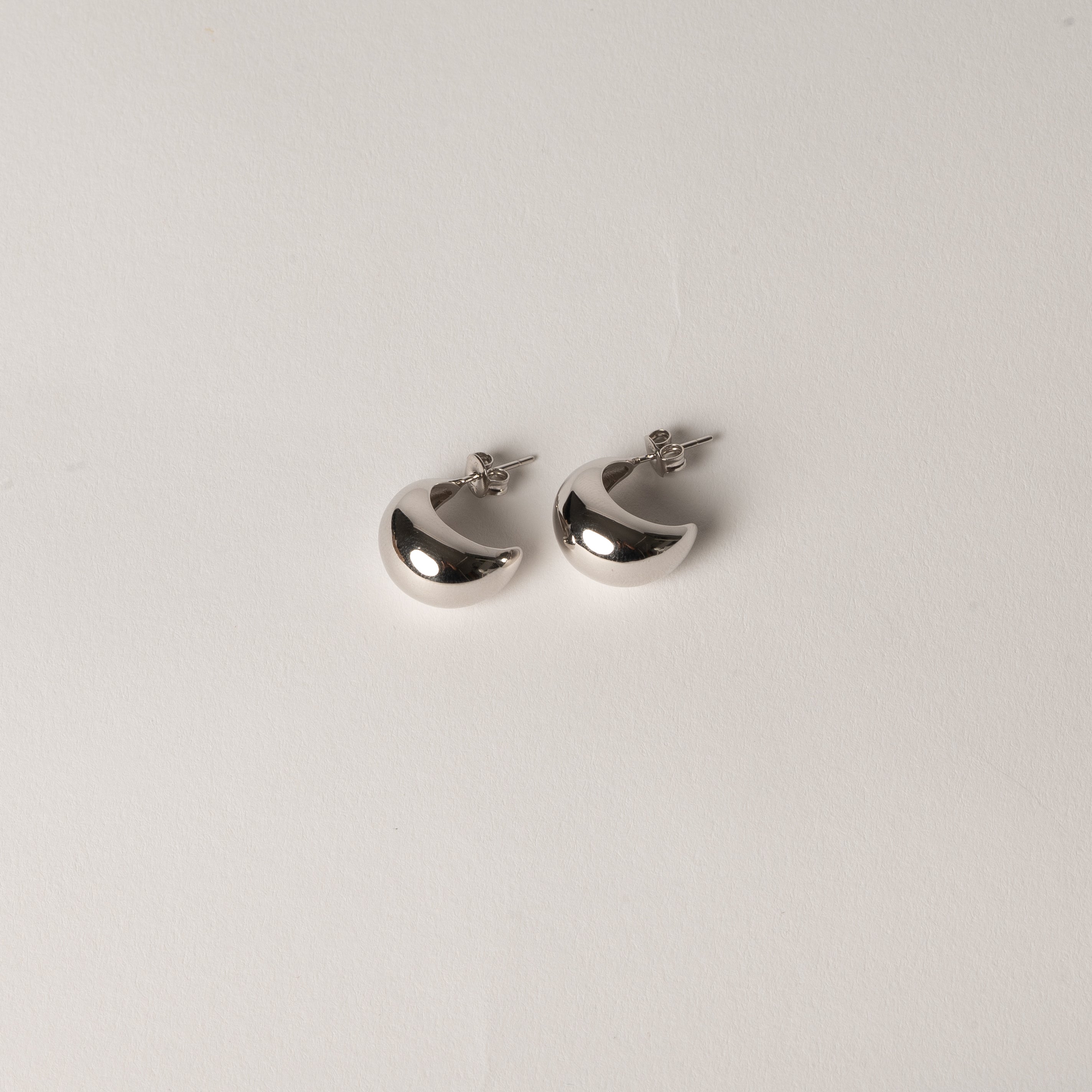 Curved Stud Earrings