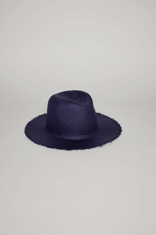 Lucy Fringed Panama Continental Hat