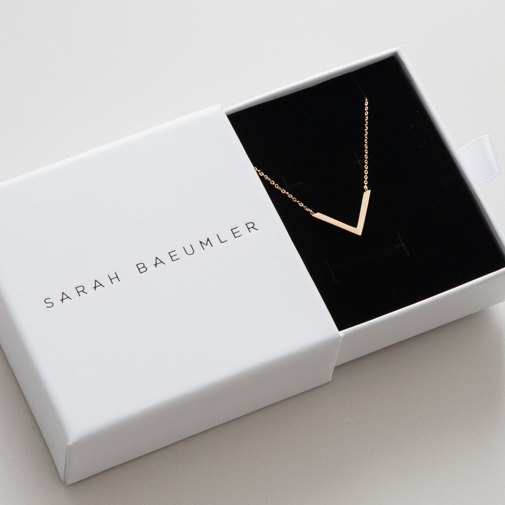 V Necklace – Sarah Baeumler