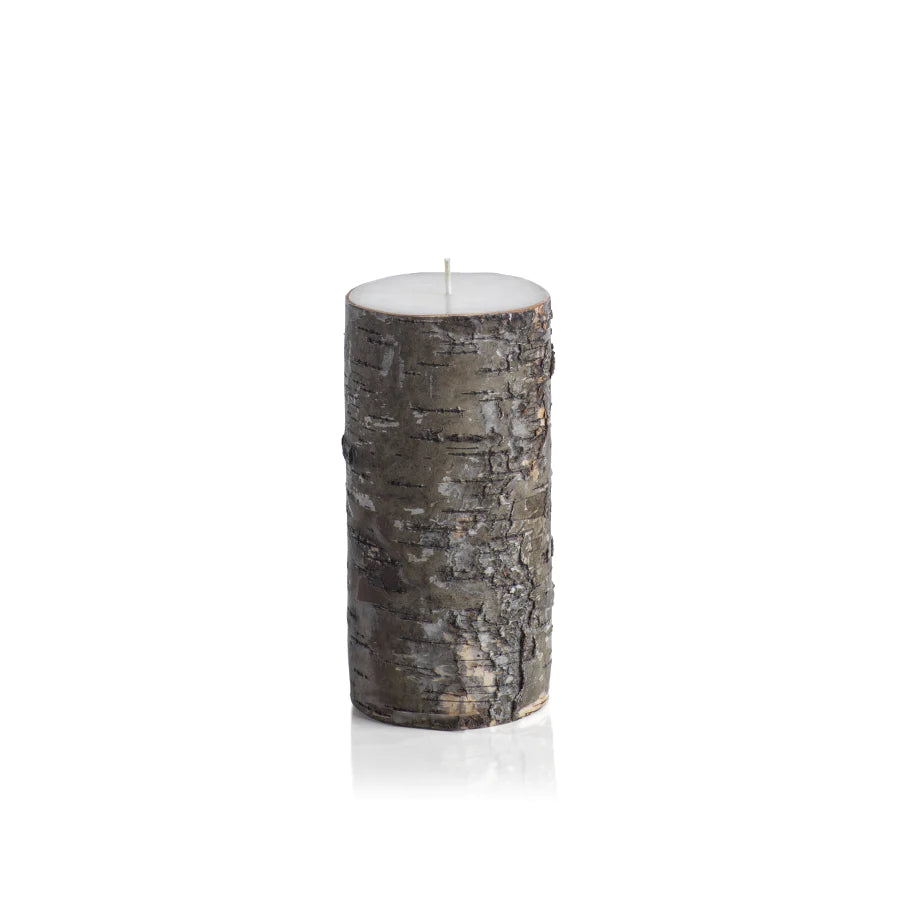 Birchwood Pillar Candle