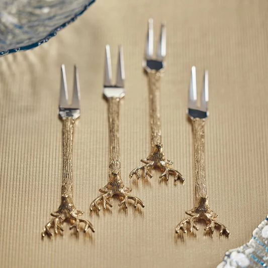 Stag's Head Cocktail Fork set