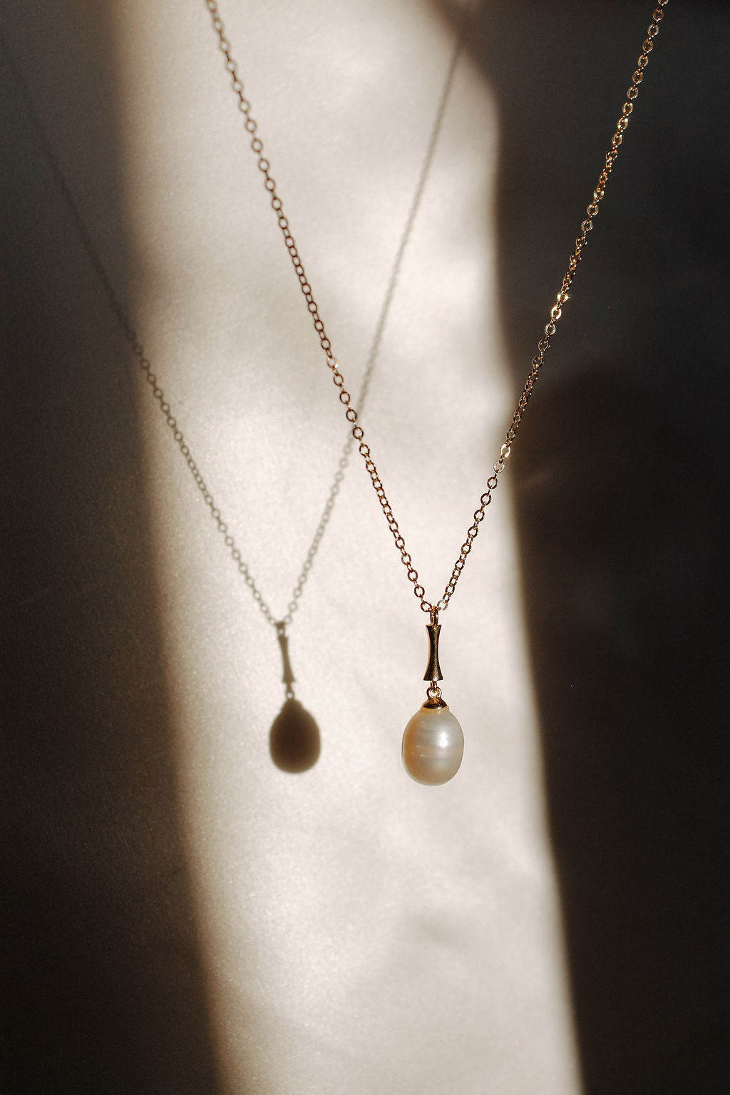 Drop Pearl Necklace