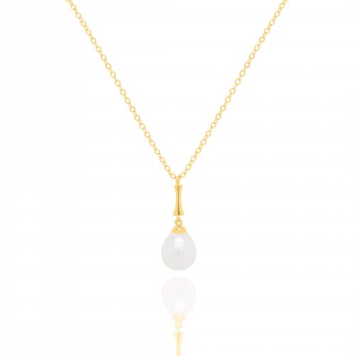 Drop Pearl Necklace