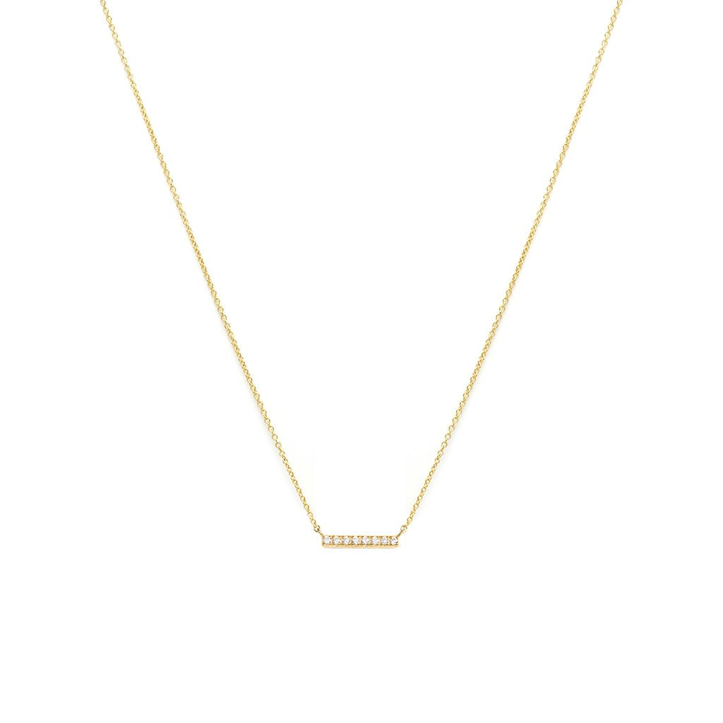 Pave Bar Necklace
