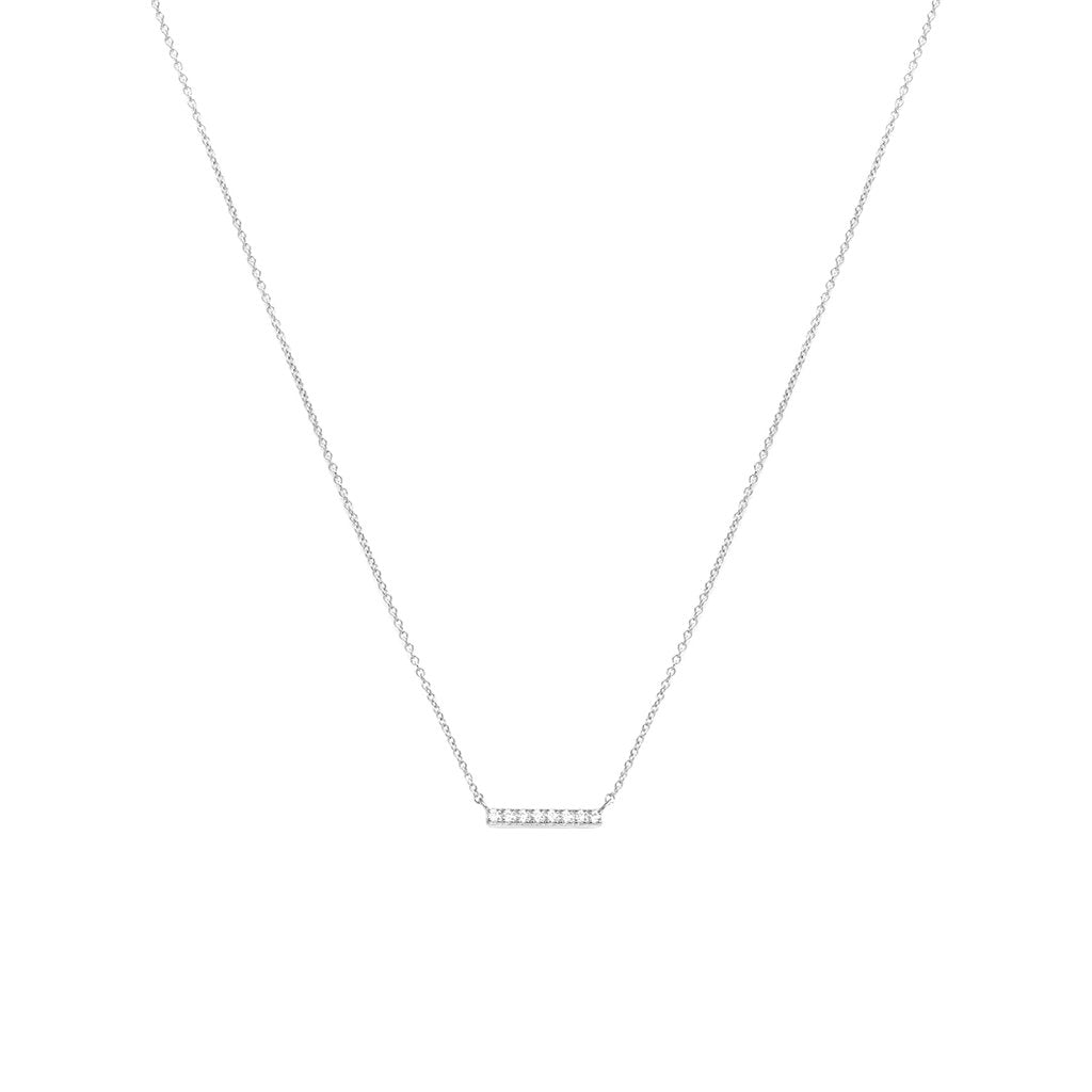 Pave Bar Necklace